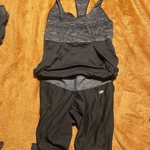 Marika tank and cropped pants both size M